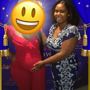 White & navy blue  LONG maxi dress!